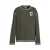 Coolcat relaxed overlock longsleeve met C logo Danny khaki