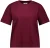 Selected Femme T-shirt Essential Boxy Bordeaux Rood dames