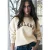 Street One Studio Dames Sweater Loose Fit in Beige