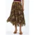 Hoge Taille Paisley Chiffon Maxi Rok