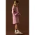 NAME IT KIDS gebreide midi jurk – lila