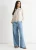 Wit Katoenen Broderie Schulp Boxy Shirt