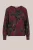 WE Fashion – Dames blouse – Regular fit – Bordeauxrood –