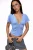 Getailleerde Crop Blouse Met Strikdetail