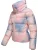 Ragwear Winterjas ‘Lunis’  beige gemêleerd / lichtblauw / pastelrood
