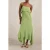 Reiss Ruffle Midi Dress Green