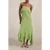Reiss Ruffle Midi Dress Green