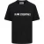 Blank Essentials Dames Logo Oversized Boyfriend T-Shirt (Zwart)