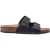 Iguana Dames/Dames Frisso teenslippers van volnerfleer (Bruin/zwart)