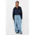 Studio AMAYA wide leg jeans – lichtblauw