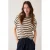 Summum gestreepte top beige