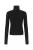 Zwarte Stretch Viscose Mix Top
