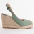 Montevita Espadrilles Met Een Sleehak Balenci7 Groen