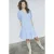 SisterS Point korte jurk light blue denim