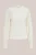 WE Fashion – Dames kanten top – Regular fit – Gebroken wit –