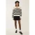 Oversized Gestreepte Ritstrui
