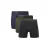 Bamboo Basics Heren Bamboe Boxershorts Rico (3-pack) – Navy, Army & Zwart – Ondergoed Heren – Boxershort Heren Lange pijp –