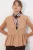 V-hals Knoploze Mouwloze Blouse