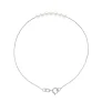 TRINIDAD Bracelet 7 Water Parels Sweet Ronde 34mm White Natural White Gold Chain Convict