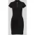 Hugo Blue Mini-jurk met ritssluiting, model ‘Nera’