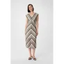 comma midi jurk multi