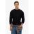 Superdry gebreide trui met wol met kabels donkerblauw
