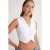 V-hals Knopjes Crop Vest