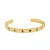 Luxenter Armband met veelkleurige zirkonia en 18-karaats geelgouden afwerking – Beru