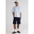 Prohibited Pleated Shorts straight casual short donkerblauw