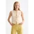 Scotch & Soda Bow Closure Structured Tank Eggnog