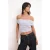 TRENDYOLMİLLA Dames Paars Kleurverloop Mouwloos Regular fit Blouses