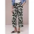 Street One Dames High Waist broek met Wide Legs en print in Zwart