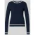 Christian Berg Woman Gebreide pullover met ribboorden