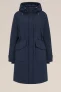 WE Fashion – Dames gewatteerde parka – Regular fit – Donkerblauw –