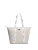 Tommy Jeans Shopper ‘ESS’  taupe / zwart / wit