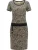 Ragwear Zomerjurk ‘Baomi Zoo Youmodo’  beige / zwart