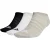 Adidas Unisex adult thin & light no-show sokken (set van 3)