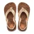 Reef Kids Ahi Wild teenslippers met hielbandje bruin/goud
