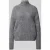 milano italy Gebreide pullover met opstaande kraag en extra brede schouders