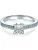Trilani Ring  zilver / transparant