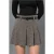 Hoge Taille Gelaagde Mini Skorts