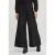 River Woods Taffeta Loose Pants Black