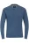 Redmond Casual Regular Fit Trui ronde hals middenblauw, Effen