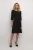 Jurk A-shape black