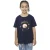 Harry Potter Meisjes Zweinstein Yule Ball Katoenen T-Shirt (Marineblauw)