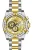 Invicta Bolt 49747 Heren Horloge – Quartz Uurwerk – Roestvrij Staal met gouden Wijzerplaat – 52mm