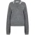 Jack Wills Gebreid poloshirt met kraag voor dames (Houtskool)