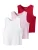 TWO SOON Top  pink / rood / wit
