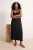 Trendyol Curve Dames Zwart Effen Maxi Mouwloos Casual A-lijn Grote maten Jurk