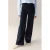 Lois wide leg corduroy broek – marineblauw